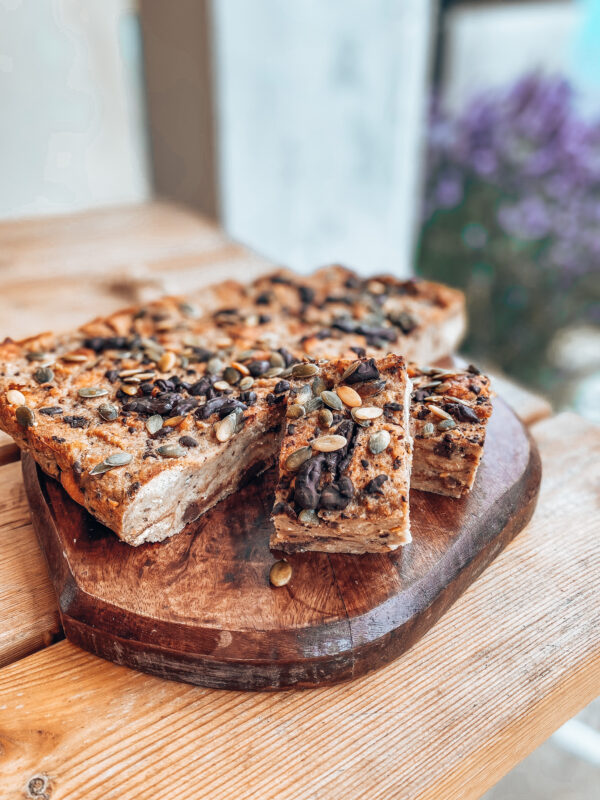 Healthy Banana Bread Pudding